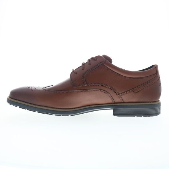 Rockport Mens Next Gen Wingtip Brown Shoes (NWT) - Picture 3 of 4